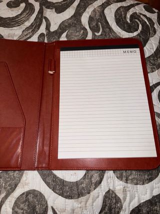 Cartella porta documenti in pelle