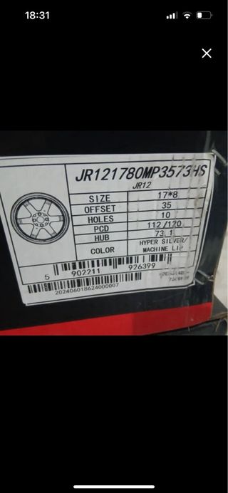 Llantas Japan Racing JR12