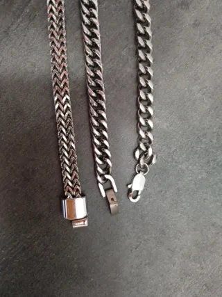 Lote 3 Pulseras Acero