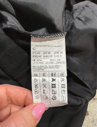 Pantaloni Sisley donna neri