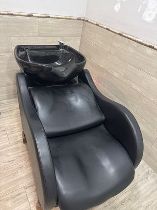 Lavacabezas de peluquería negro