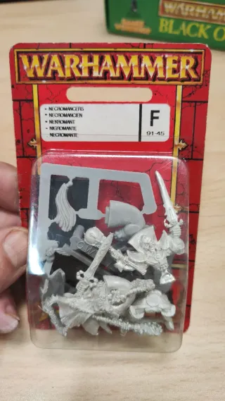 Warhammer nigromante caballo y a pie