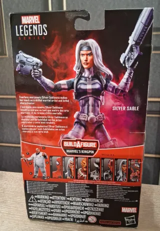 Marvel Legends Silver Sable Figura