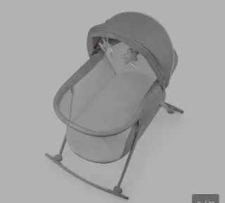 Cuna de viaje plegable - Kinderkraft