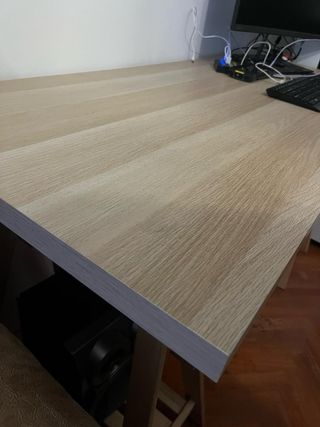 Mesa Escritorio Madera Ikea Beige