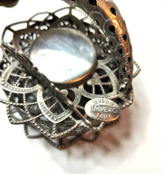 Miniatura gramófono filigrana plata 925