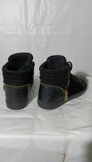 Guess Sneakers Stivaletto Donna Nero Oro