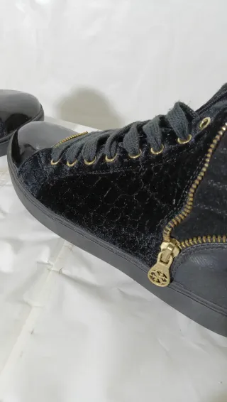 Guess Sneakers Stivaletto Donna Nero Oro