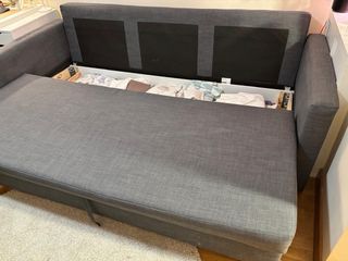 Sofá Cama Friheten Gris Oscuro Ikea