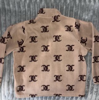 Maglione Juicy Couture pile monogram beige