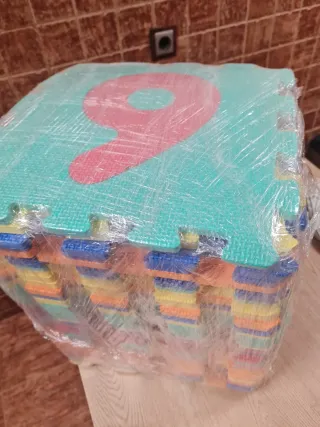 Suelo infantil puzzle números