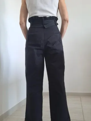 Pantaloni vita alta Zara neri taglia XS
