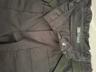 Pantaloni vita alta Zara neri taglia XS