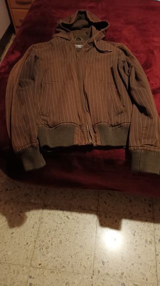 Parka con capucha LOGG marrón