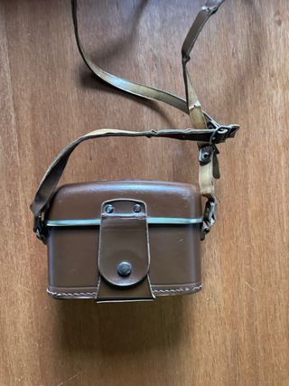 Cámara Werlisa II con funda de cuero