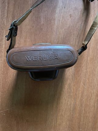 Cámara Werlisa II con funda de cuero