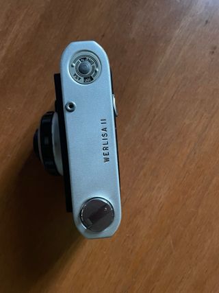 Cámara Werlisa II con funda de cuero