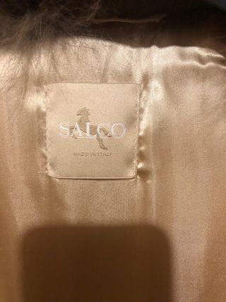 Giacca piumino invernale beige con pelliccia