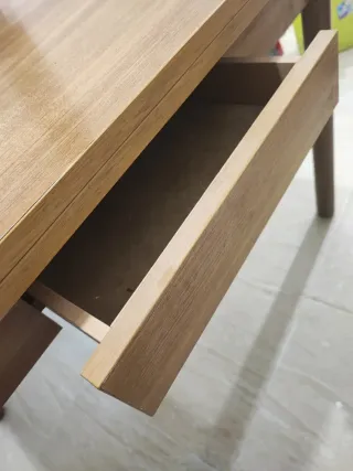 Mesa de cocina extensible de madera