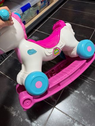 Correpasillos Unicornio Blanco y Rosa