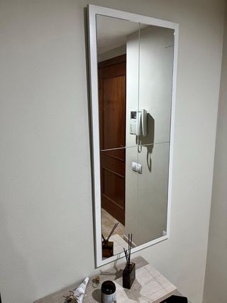Conjunto recibidor mueble y espejo