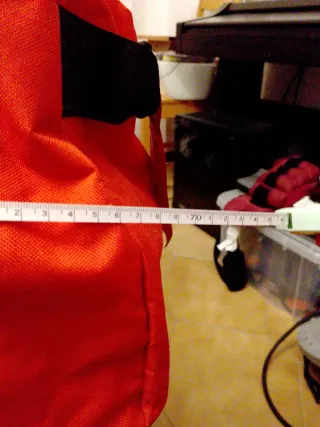 Bolsa de viaje Mitsubishi roja