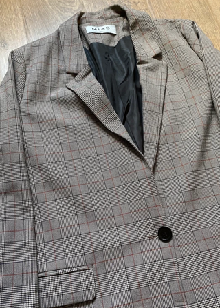 Blazer cuadros MIAO gris