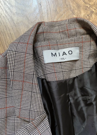 Blazer cuadros MIAO gris