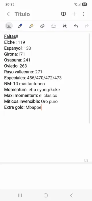 Cromos Adrenalyn XL 2025-2026