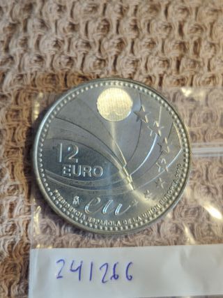 Moneda 12 Euro Presidencia Española UE 2019