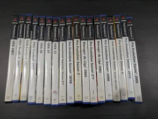 Lote 18 juegos PS2 Fútbol