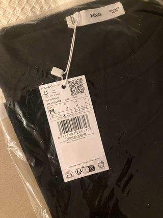 Camiseta MNG Negra Talla M