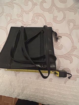 Bolso de piel Firenze Bags negro