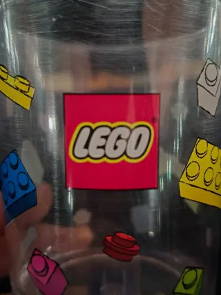 Coppia Bicchieri Plastica LEGO Iconici