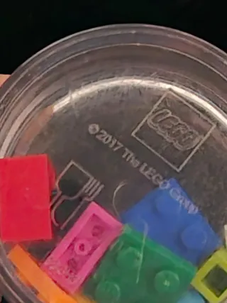 Coppia Bicchieri Plastica LEGO Iconici