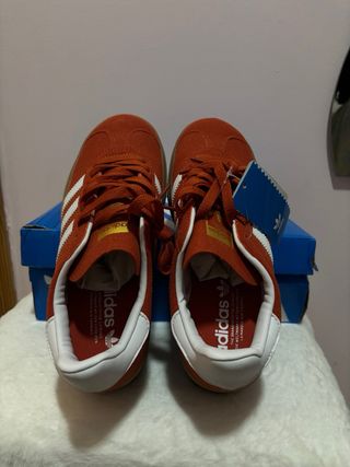 Adidas Gazelle Bold Naranjas