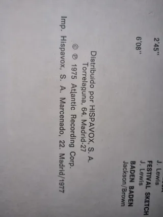 Caja 4 Vinilos Modern Jazz Quartet