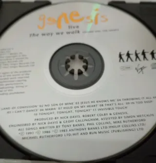 4 CDs Genesis Música Rock