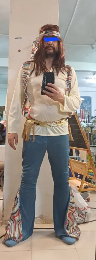 Disfraz Hippie Hombre Talla M