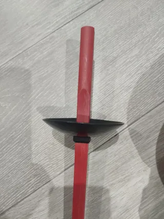 Máscaras y floretes esgrima plástico