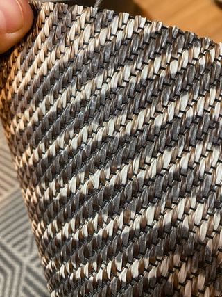 Alfombra vinilo tejido estampado geométrico