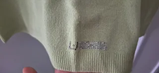 Liu Jo maglia manica lunga verde acido taglia XS