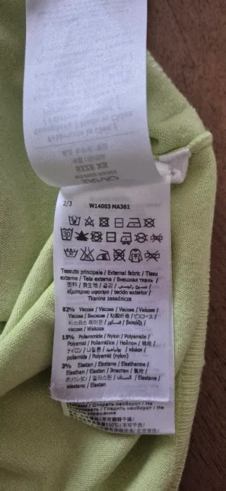 Liu Jo maglia manica lunga verde acido taglia XS