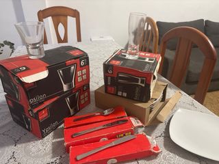 Lote Hostelería Vasos y Cubiertos