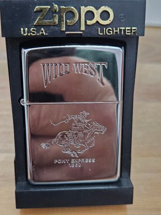 Zippo Pony Express 1860 Wild West MINT