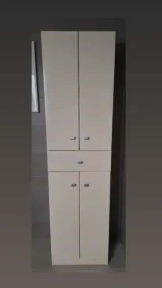 Mueble de baño alto blanco