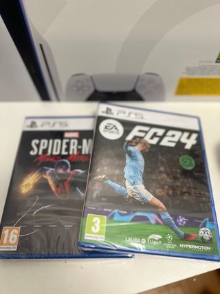 PlayStation 5 Slim 1TB Blanca + Juegos