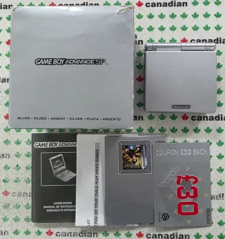 Consola Game Boy Advance SP Plata
