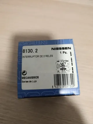 Niessen Interruptor 8130.2 2 Relés