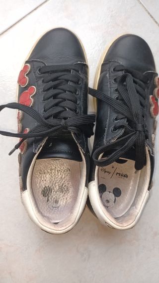 Scarpe Disney ragazza nere rosse